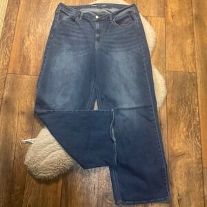 Old Navy High Rise Wow Wide Leg Size 14 Womens Denim Jeans
